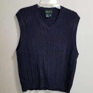 Eddie Bauer Golf Men's Pullover Blue Cotton Vest